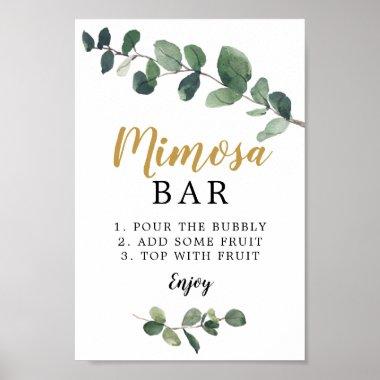 Eucalyptus Mimosa Bar Sign