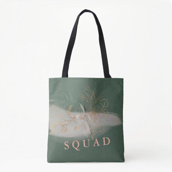 Eucalyptus Modern Greenery Abstract  Tote Bag