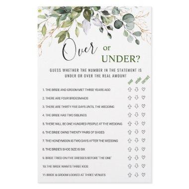 Eucalyptus Over Or Under  Game