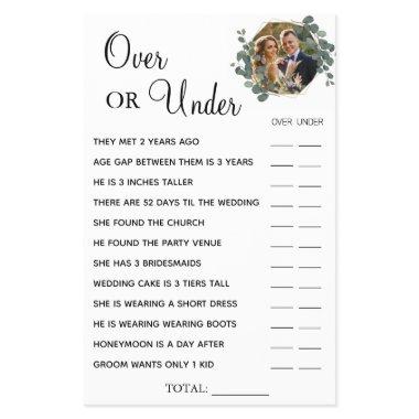 Eucalyptus Over or Under  game  Flyer