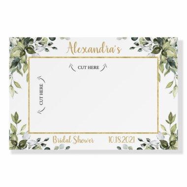 Eucalyptus Photo Prop Frame, Selfie Frame Board