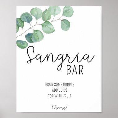 Eucalyptus - Sangria bar poster