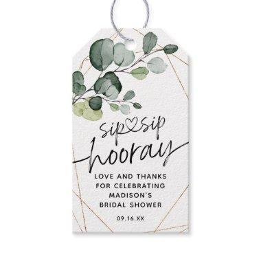 Eucalyptus Sip Sip Hooray  Favor Gift Tags