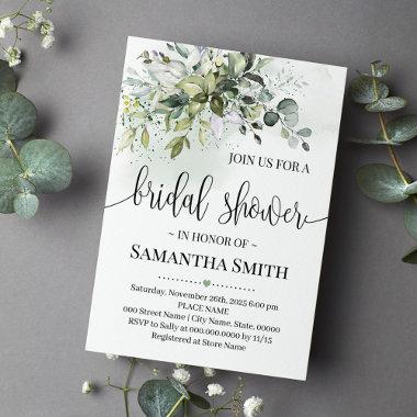 Eucalyptus succulent greenery