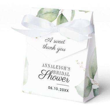 Eucalyptus Sweet Thank You Botanical  Favor Boxes
