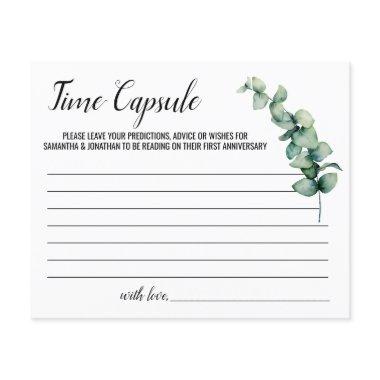 Eucalyptus Time Capsule Advice for Couple  Flyer