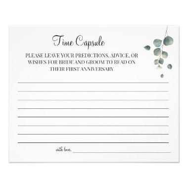 Eucalyptus Time Capsule wedding anniversary Invitations Flyer