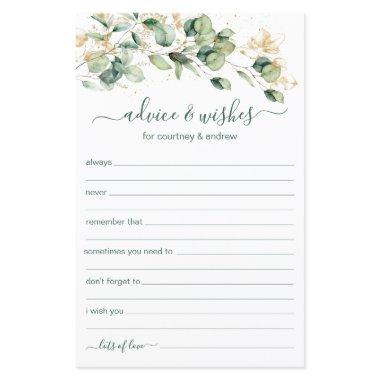 Eucalyptus Wedding Advice and Wishes