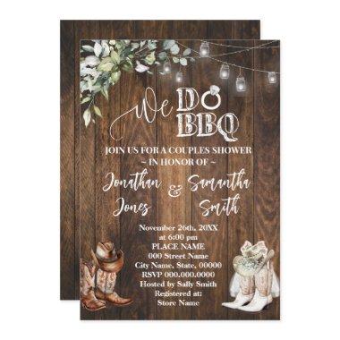 Eucalyptus Western We Do BBQ Country Couple Shower