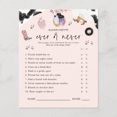 Ever or Never | Disco Cowgirl Bachelorette Game