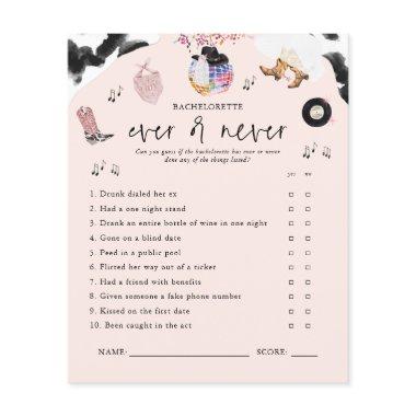 Ever or Never | Disco Cowgirl Bachelorette Game