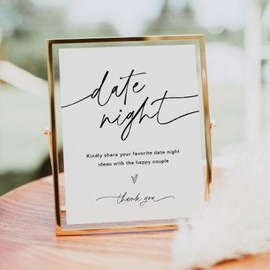 EVERLEIGH Date Night Ideas Sign