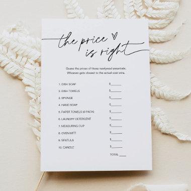 EVERLEIGH Guess the Right Price Bridal Shower Game Invitations
