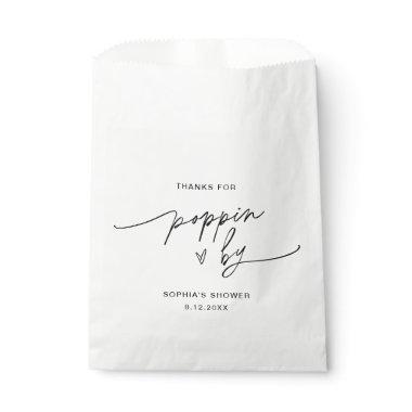 EVERLEIGH Popcorn Favor Thanks for Poppin By Favor Bag