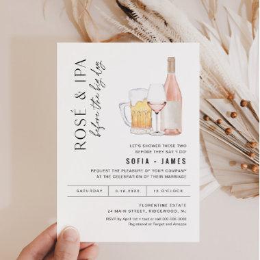 EVERLEIGH Rose and IPA Bridal Shower Invitations