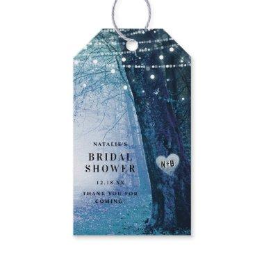 Evermore | Enchanted Forest | Blue Bridal Shower Gift Tags