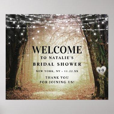 Evermore | Enchanted Forest Bridal Shower Welcome Poster
