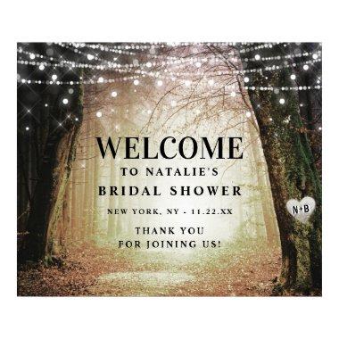 Evermore | Enchanted Forest Bridal Shower Welcome Poster