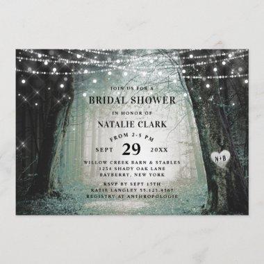 Evermore | Enchanted Forest Moss Bridal Shower Invitations