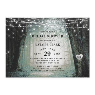 Evermore | Enchanted Forest Moss Bridal Shower Invitations