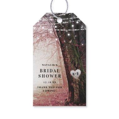 Evermore | Enchanted Forest | Pink Bridal Shower Gift Tags
