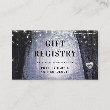 Evermore | Enchanted Forest Shower Gift Registry Enclosure Invitations