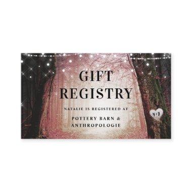 Evermore | Enchanted Forest Shower Gift Registry Enclosure Invitations