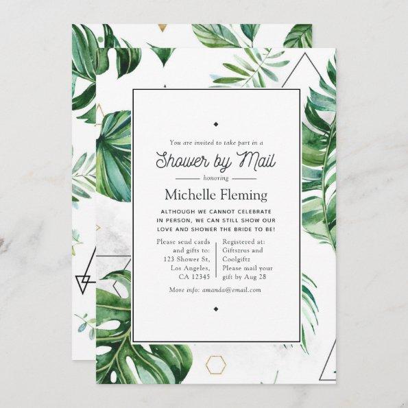 Exotic Geometric Forest Shower by Mail Invitations
