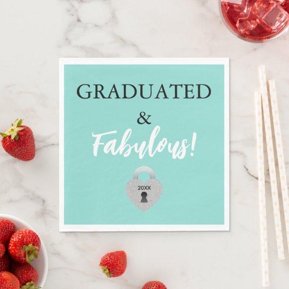Fabulous & Graduated Celebration Tiara Party Paper Napkins