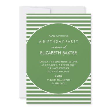 Fabulous Stripes General Party  (Green)