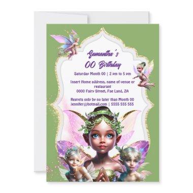 Fairy fantasy whimsical pixie princess green girly