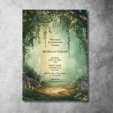 Fairy Tale Enchanted Forest Elegant Floral Bridal