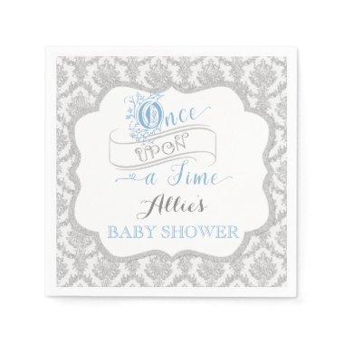 Fairytale Once Upon a Time Prince Damask Paper Napkins