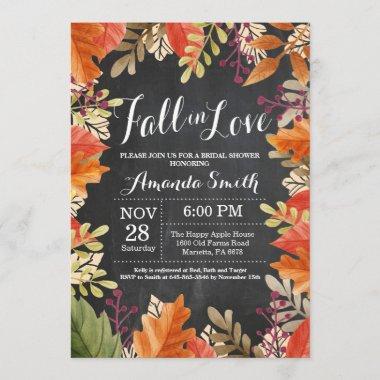 Fall Autumn Bridal Shower Invitations