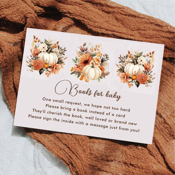 Fall Baby Shower Book Request Enclosure