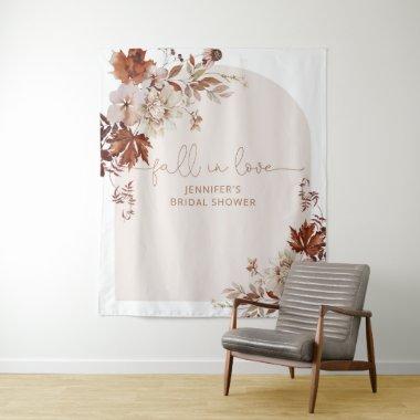 Fall boho fall in love bridal shower tapestry