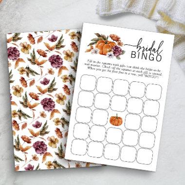 Fall Bridal Bingo Game