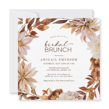 Fall Bridal Brunch Invitations