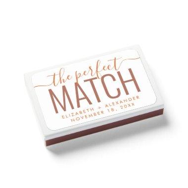 Fall Bridal Shower Favor Personalized Matchboxes