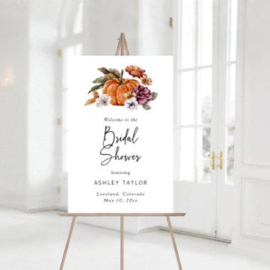 Fall Bridal Shower Foam Board