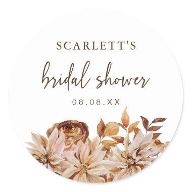 Fall Bridal Shower Sticker