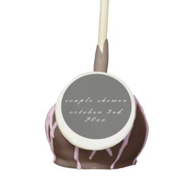 Fall Bridge With Bicycle Wedding Couple Shower Cake Pops