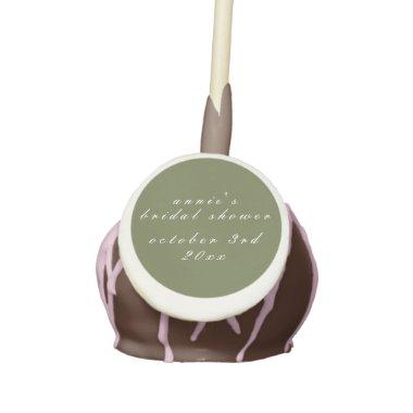 Fall Bridge With River Wedding  Cake Pops