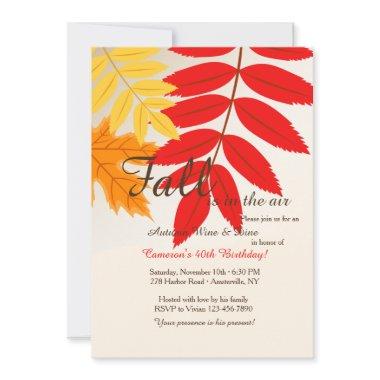 Fall Colors Invitations