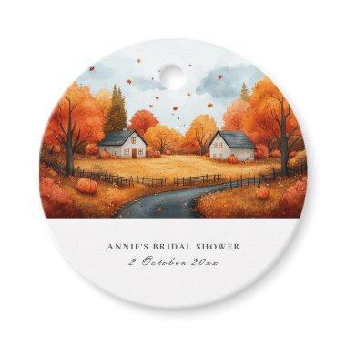 Fall Countryside Ceremony Wedding  Favor Tags
