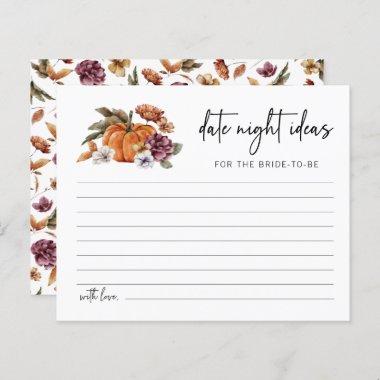 Fall Date Night Ideas Invitations