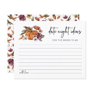 Fall Date Night Ideas Invitations