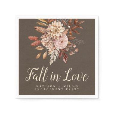Fall Engagement Party Napkins