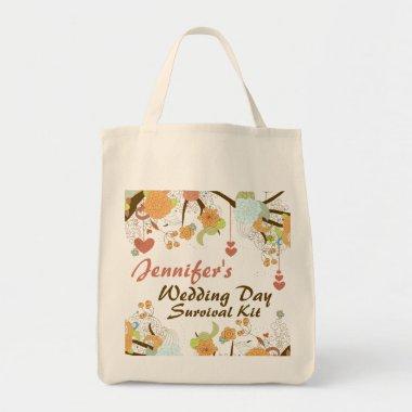 Fall Fantasy Floral Wedding Day Survival Kit Bag