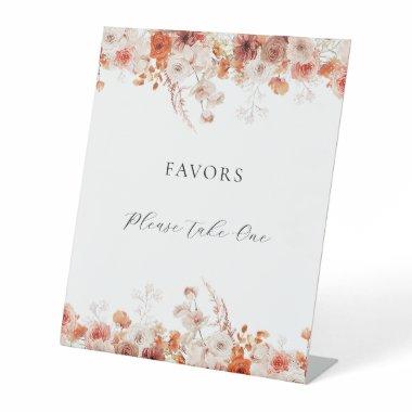 Fall Floral  Pedestal Sign